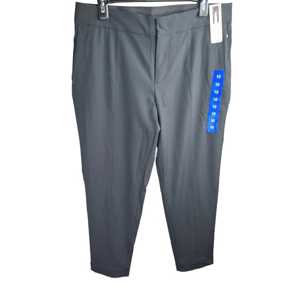 Mondetta Womens Black Lined Tailored Pants W/ Pockets Size 10 - Picture 4 of 15